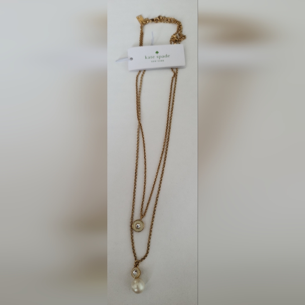2 for $75 - kate spade Pearly Delight Gold & Faux Pearl Women’s Necklace